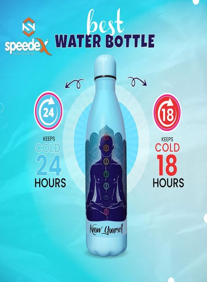 Speedex Thermos Bottle - 500 ML Vacuum Insulated Stainless Steel for Kids, Men, Women - Thermosteel Bottle Ideal for School, Office, Travel Flask for Hot & Cold Beverages - Printed - Image 4